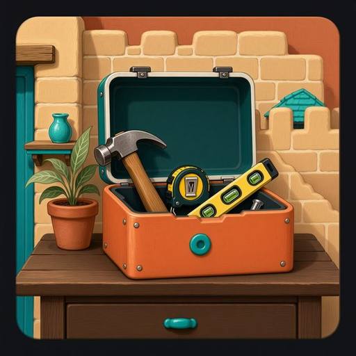 Handyman service illustration, Santa Fe style
